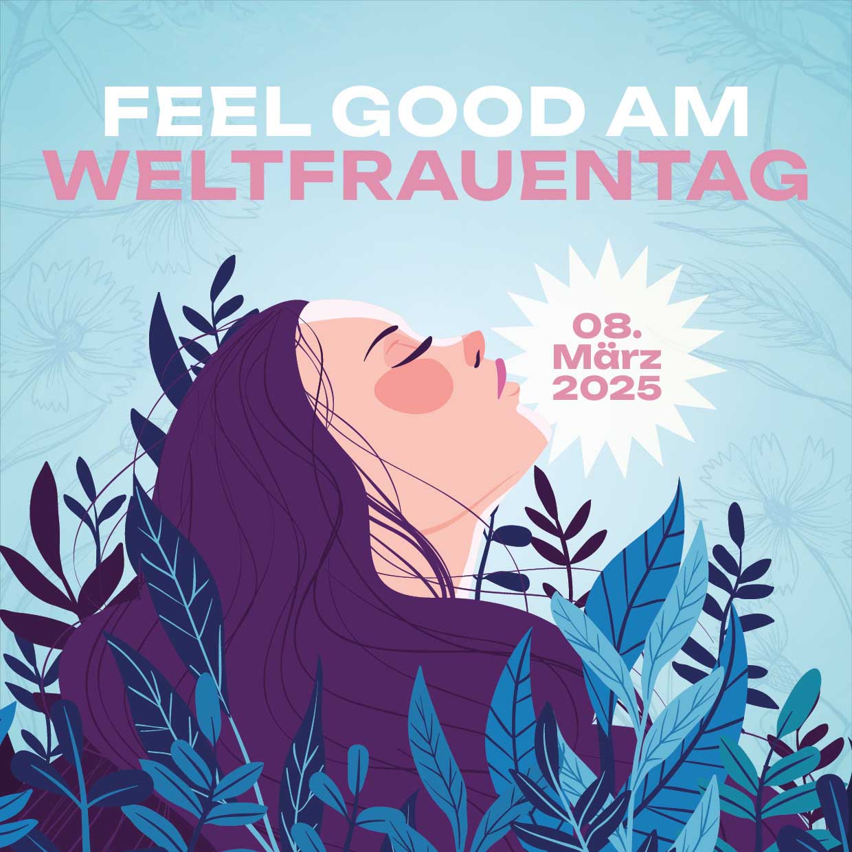 Plakat „Weltfrauentag 2025“ (Quadratisch)